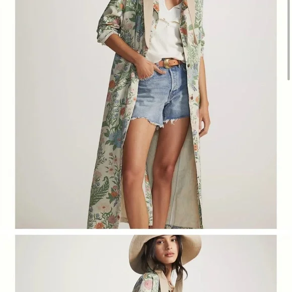 Floral Long Jacket - Picture 7 of 11